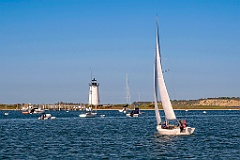 Sailing Toward Edgartown Harbor Lighthouse